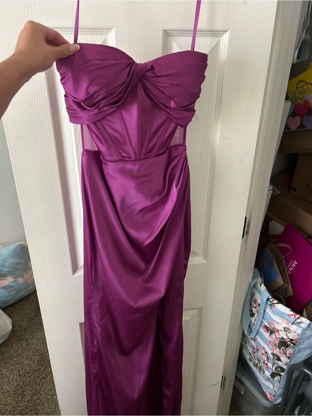 Mia Bella Couture Wildberry Gown